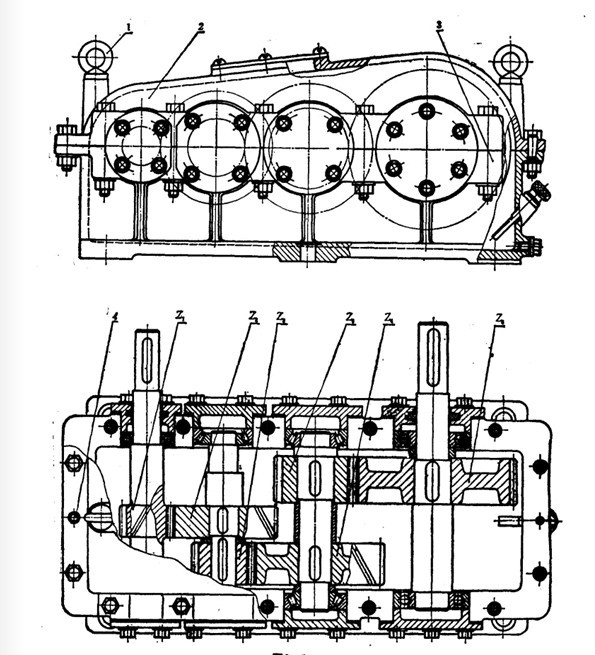齿轮减速器装配图 齿轮减速器装配图